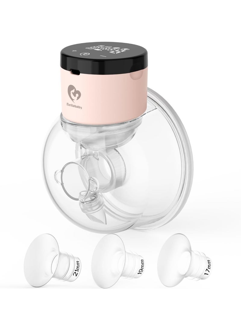 Bellababy Wearable Breast Pump Hands Free, Low Noise Touch Screen Electric Breast Pump Wireless Portable, 4 Modes 9 Levels of Suction, 6 oz 1 Pack. - Image 1